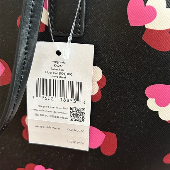 SOLD Kate Spade Margareta Flutter Hearts Tote NWT - Picture 6 of 9